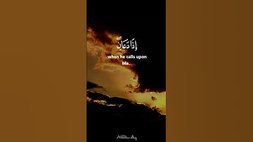 واذا سالك عبادي عني فاني قريب 🎧🖤 #قرآن #قران_كريم #اكسبلور #المصحف #لايك #تلاوة_مؤثرة #فولو #اكسبلور