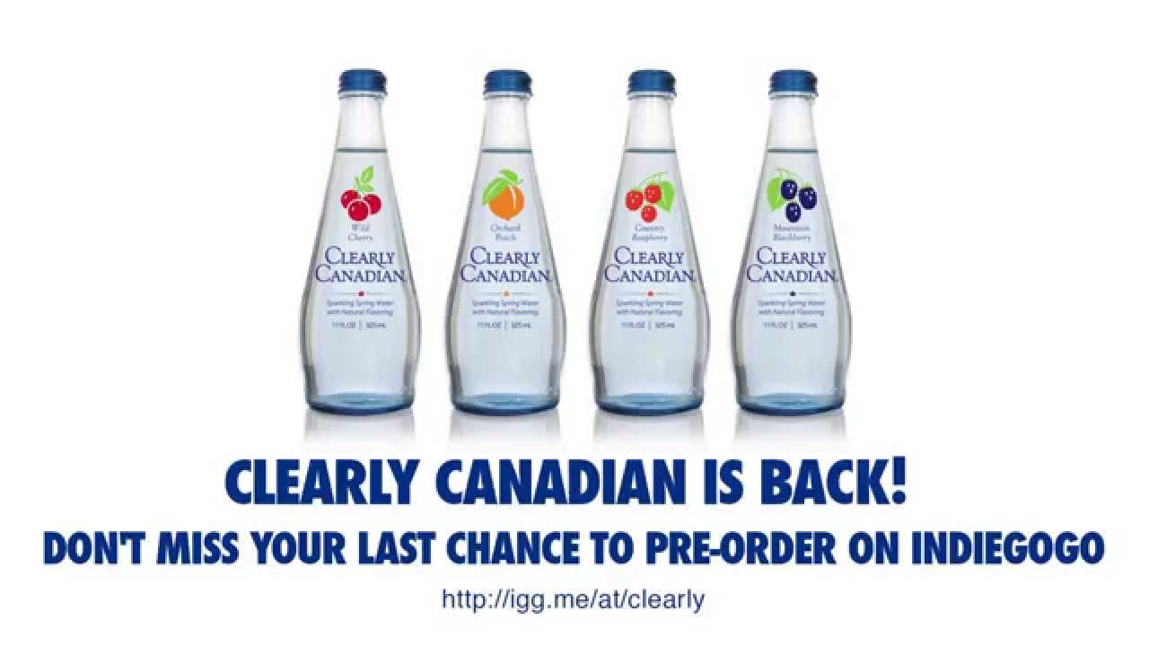 Cleared order. Clearly Canadian вода. Clearly Canadian. Clearly. Cleared of tullanti Water.