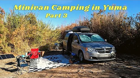 Minivan Camping in Yuma on Mittry Lake PART 3 | Va...