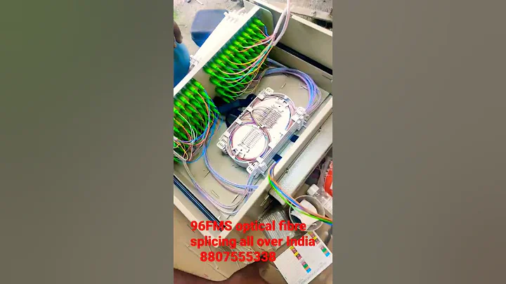 optical fibre cable splicing with 96 FMS
