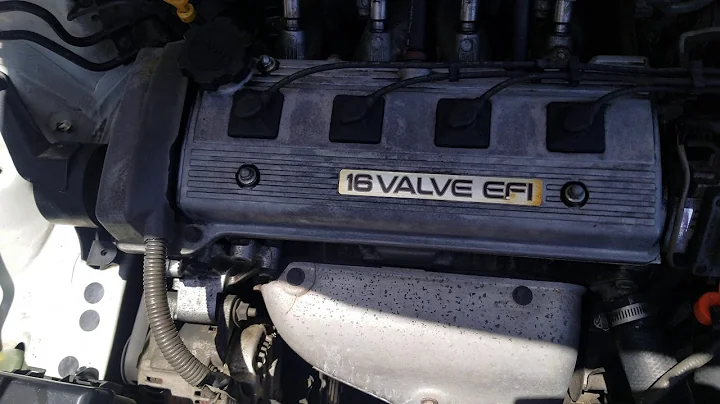 1995 Toyota Celica 1.8L - AMSOIL Engine Flush & Signature Series 100% Synthetic Oil Change [AFTER]