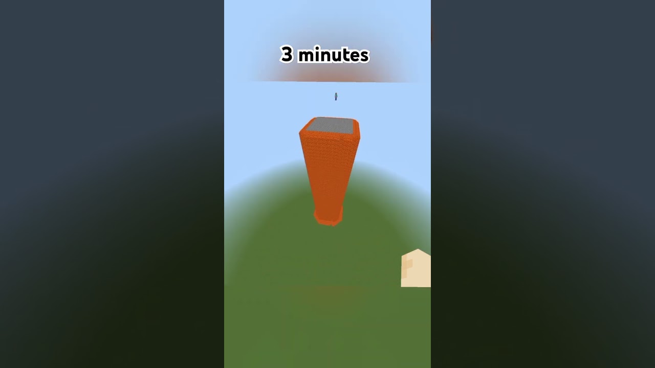 Building Minecraft tower 😏 