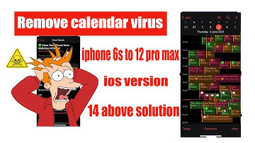 iPhone Calendar Virus |How To Remove it | iOS 14 above