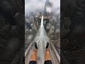 POV: Extreme Skyscraper Water Slide in Heavy Rain 🌧️😱 #pov #glassslide #gopro #cinematic #waterfall