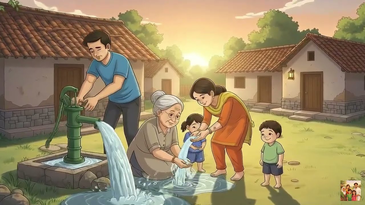 Daily morning routine - Village simple life - Happy moments together - ghibli style video