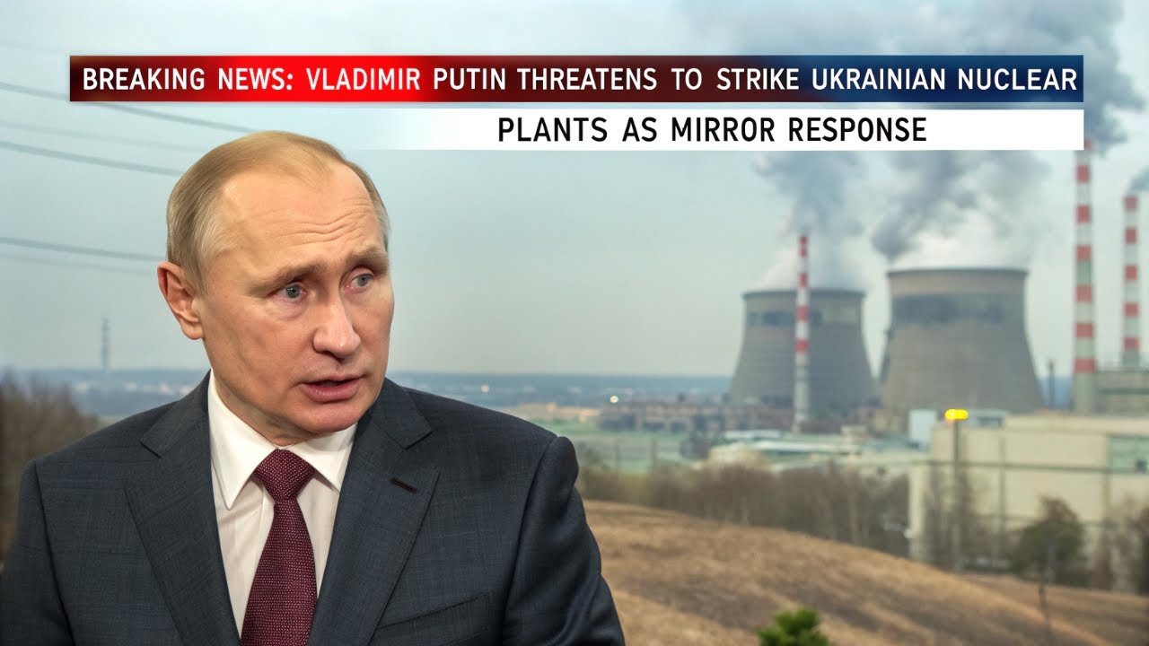 Putin Threatens to Strike Ukrainian Nuclear Plants in 'Mirror Response' | NextWave News
