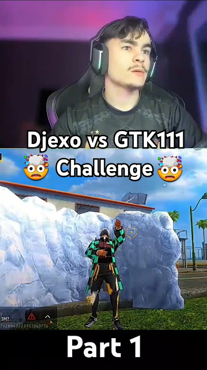 🤯Djexo vs (GTK111) 💥@Djexo @gtk111ff #djexo #gtk111 #shorts #shortsfeed #ytshorts