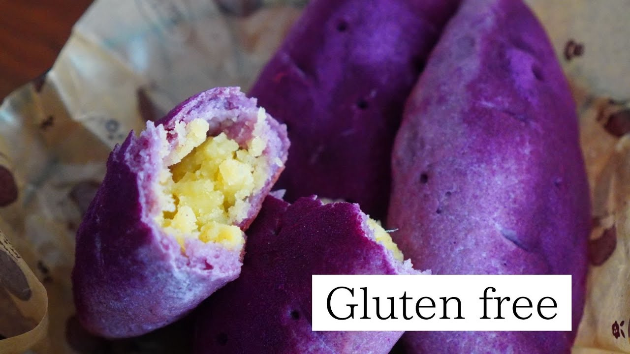 【米粉パン】고구마빵｜まるで焼き芋｜米粉こぐまパン｜さつまいもパン｜グルテンフリー