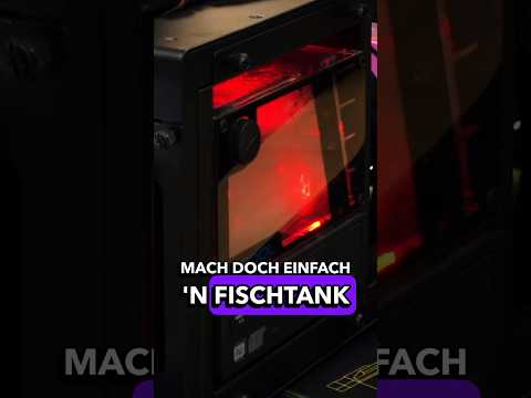 Wofür 5,25 Zoll Schacht in 2026? Für einen Fischtank, obviously🤓 #gamingpc #pcbuilding #pchardware