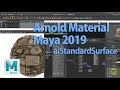 Arnold aiStandardSurface Material settings on Maya 2019.
