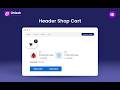 How to Build Header Shop Cart  in Elementor with Unlock Addons