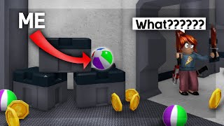 I TRICKED people in mm2 by PRETENDING to be A BEACH BALL (Murder Mystery 2)