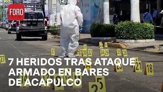 Ataque armado fuera de bares en Zona Dorada de Acapulco deja 7 heridos - Las Noticias