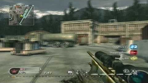 COD4-Call of Duty 4- Free For All-M40A3 Sniper Rifle-CountDown HD WIDESCREEN Part 1/2