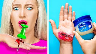 BOO! SPOOKY HALLOWEEN MAKEUP IDEAS AND PRANKS || Scary Makeover and DIY Zombie Hacks