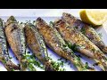 SARDINAS A LA PLANCHA SIN OLOR / GRILLED SARDINES