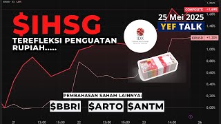 Analisa &amp; Prediksi  saham $IHSG YEFTalk edisi 25 Mei 2025