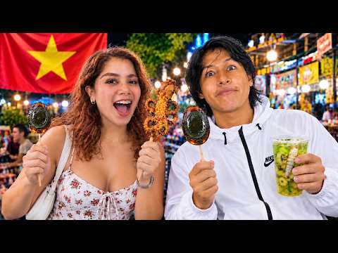 EATING STREET FOOD IN VIETNAM
