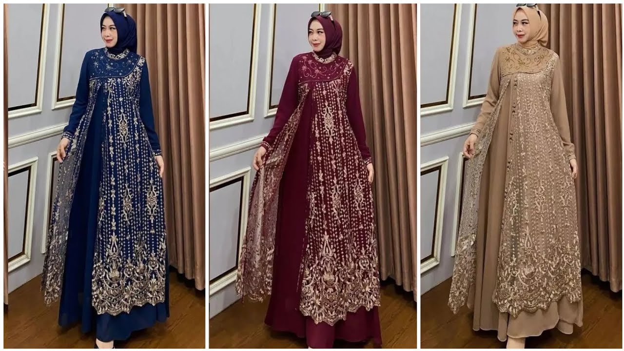 Model Gamis Brokat Elegan untuk Kondangan & Acara Spesial terbaru 2025-2026