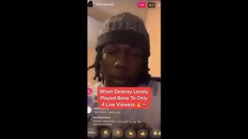 Destroy Lonely - Bane (OG Livestream Snippet with Transition)