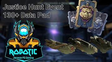 #warrobots 130+ Data pad opening justice hunt event trying to get full set of new wepons to my Ocho