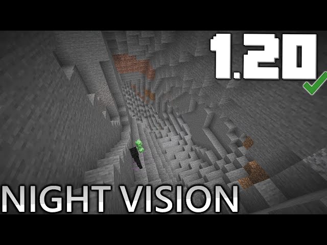 Night Vision Texture Pack 1.20/1.20.1 Download & Install Tutorial - Youtube