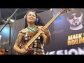 Mohini Dey at the Mark Bass booth, NAMM 2019