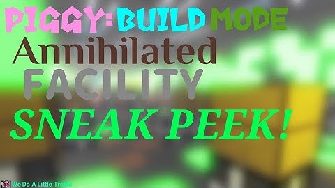 SNEAK PEEK OF MY NEW BUILD MODE MAP | ROBLOX Piggy Build Mode