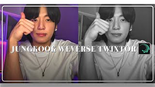 JUNGKOOK RECENT WEVERSE LIVE TWIXTOR screenshot 1