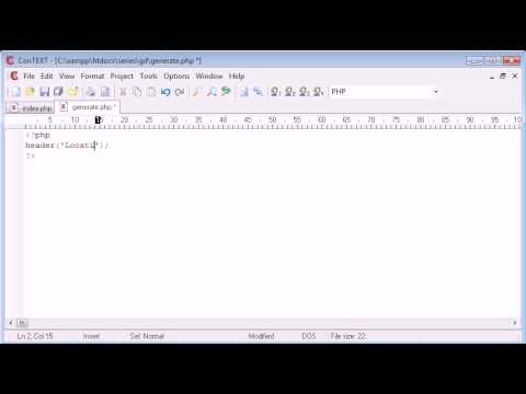 Beginner PHP Tutorial - 157 - Protecting Email with String to Image Part 1