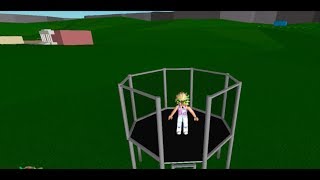 How to make a trampoline in BloxBurg!