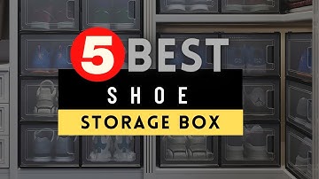 Best Shoe Storage Box 2021 🔶 Top 5 Shoe Organizer Box Reviews