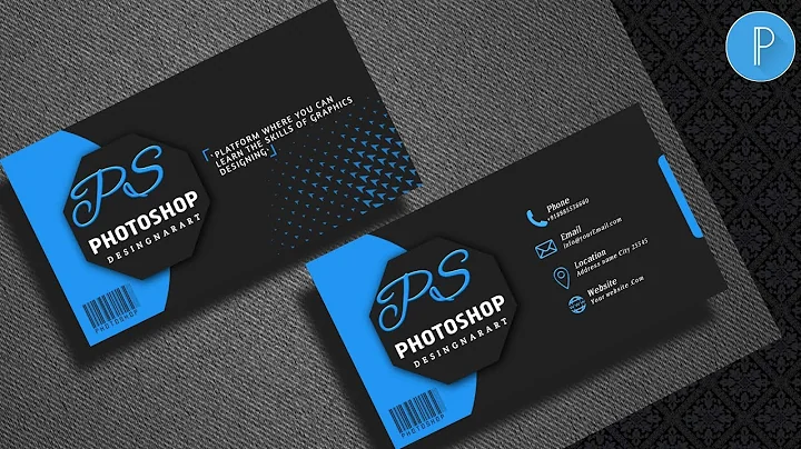 Business Card Design In Pixellab App | Business card Kaise banaye Mobile | pixellab tutorial