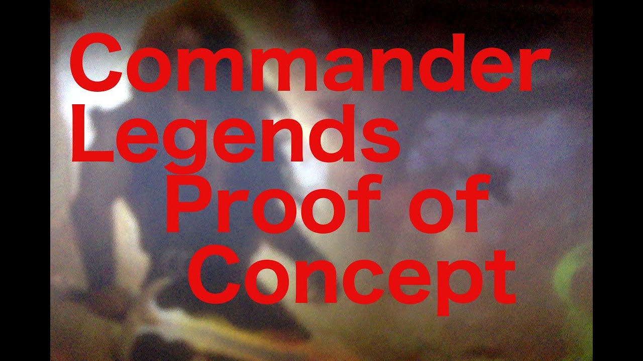 Oops, I did it again. Commander Legends Proof of concept with two draft