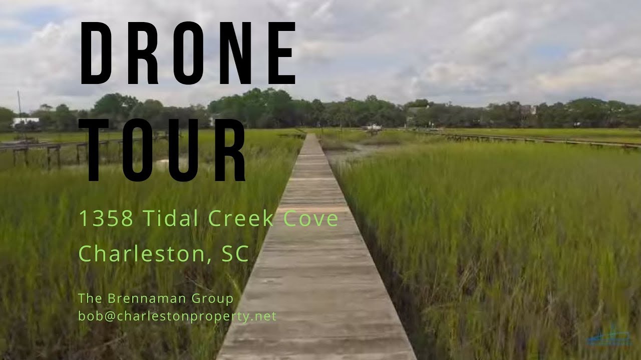 Drone Tours with Bob 1358 Tidal Creek Cove, Charleston, SC (James
