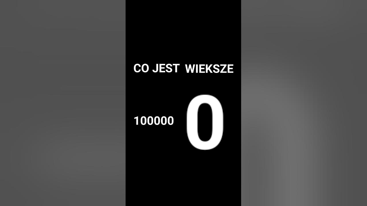 Co Jest Wieksze Od Terabajta Co jest wieksze - YouTube