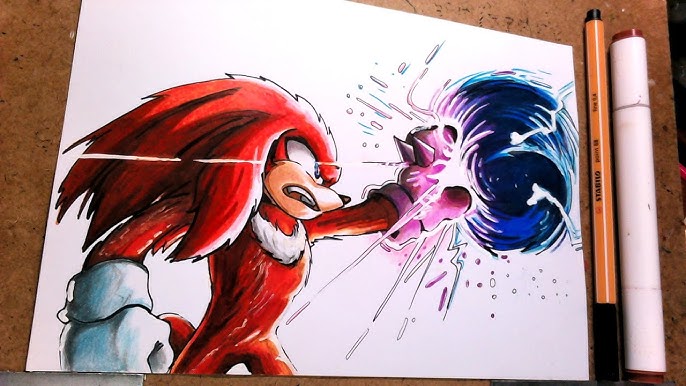 Como Desenhar e pintar o Sonic #sonic #sonicthehedgehog #sonicfilme, By  Vovô Paulo