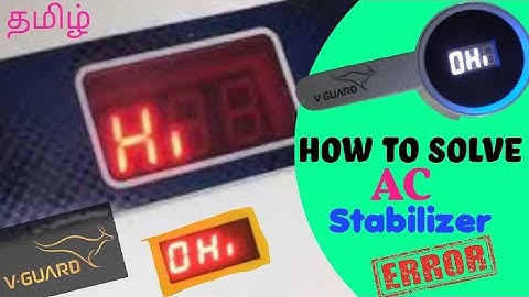 How to solve OH1  error in Stabilizer/ Hi error solving Tips at home #error #repair #tips