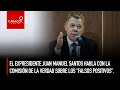 El expresidente Juan Manuel Santos habla con la  Comisión de la Verdad sobre los "falsos positivos".