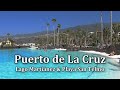 Puerto de La Cruz Tenerife - Lago Martianez, San Telmo Beach, promenade & city | 4K