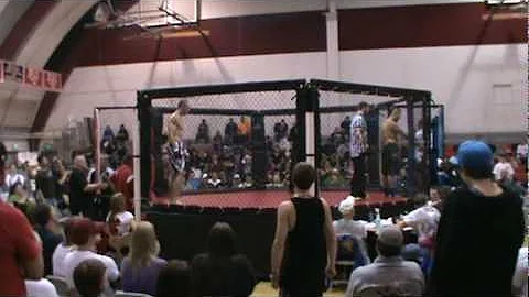 Raymond Rumble CAGE FIGHT - James "LEATHER RAIN" R...