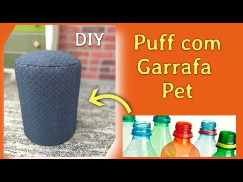 Vídeo: Como fazer puffs DIY