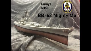 USS Missouri 1991 Variant Tamiya 1/350: Assembly, Painting