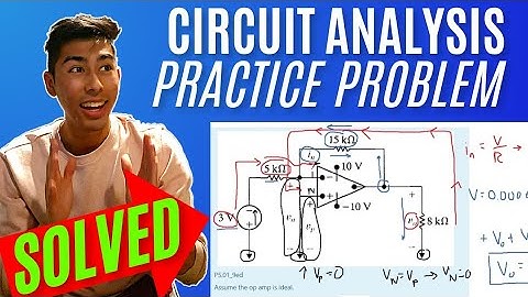 Intro to Circuit Analysis | Ch.5 (Op Amps) Operational amplifiers | Q.2: Assume the op amp is ideal