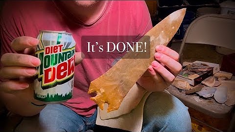 Flintknapping a HUGE Tab of Flint River Chert! (Final Part! Part 8)