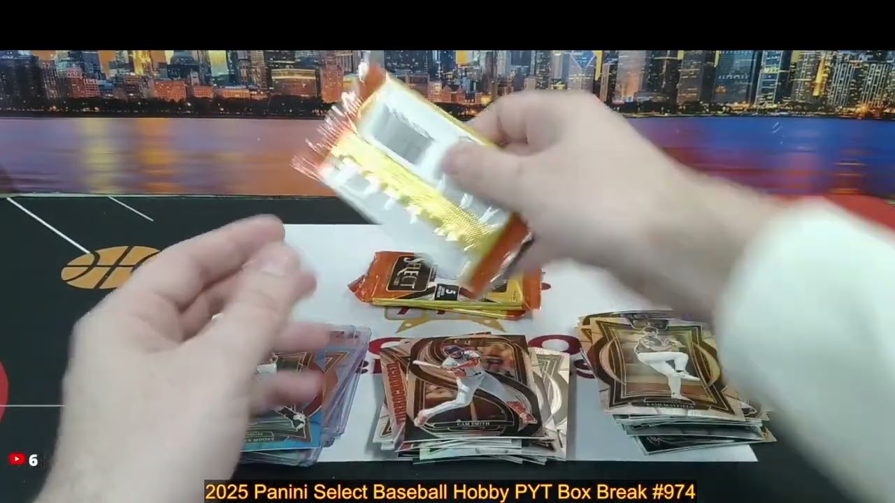 4-1-26 2025 Panini Select Baseball Hobby PYT Box Break #974 - 3 AUTO OR MEM BREAK!