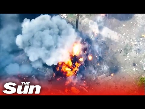 Ukrainian special forces blow Russian rocket launchers to pieces