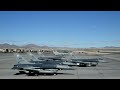 Red Flag-Nellis Take offs End of Runway - Time Lapse.