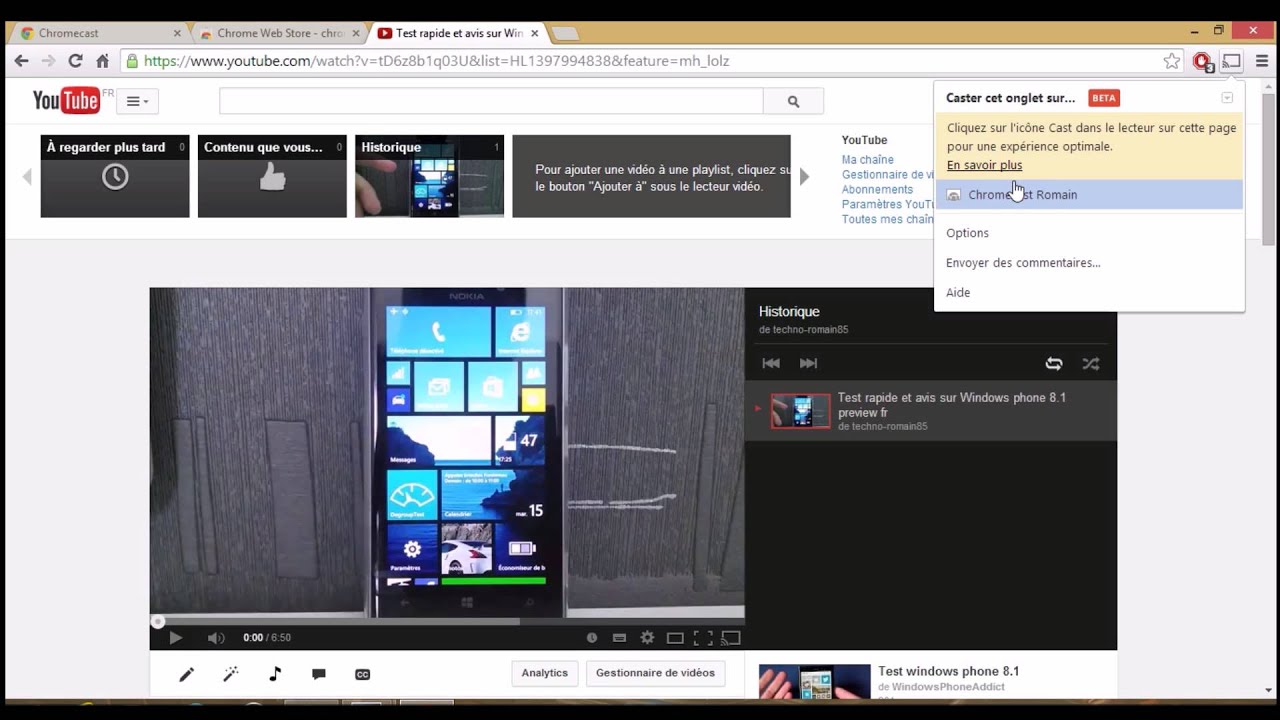 Youtube para descargar pc utiliser chromecast pour youtube 