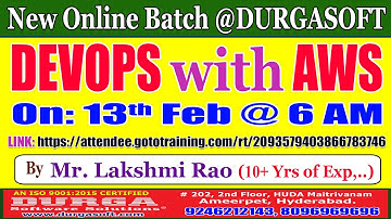 DEVOPS with AWS Online Training in DURGASOFT